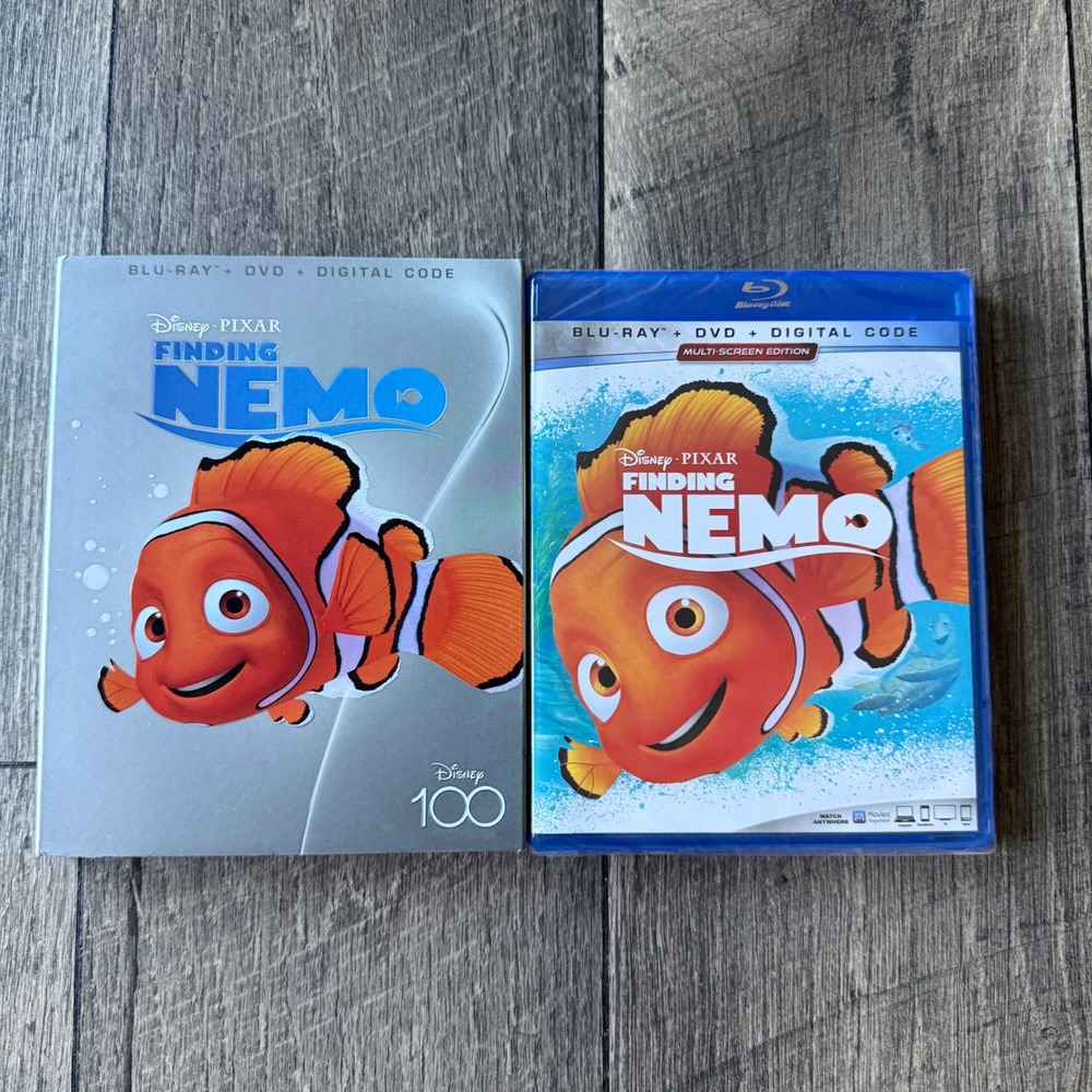 Disney Finding Nemo Blu-ray DVD Digital Disney 100 Multi-Screen Edition New